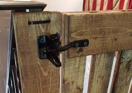 2 gate hinges 1 gate latch. Diy Barn Door Baby Gate With Pet Door Instructions