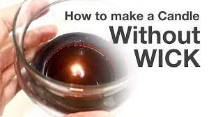 how to make a candle without wick you