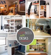 loft beds with desks underneath 30