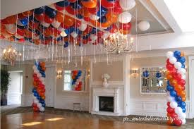balloon ceiling decor wedding