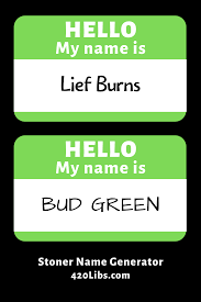 Create good names for games, profiles, brands or social networks. Stoner Name Generator 420libs Com