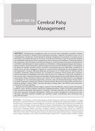 pdf chapter 10 cerebral palsy management