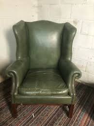 Get great deals on leather club chairs. Green Leather Antique Chairs For Sale Ebay