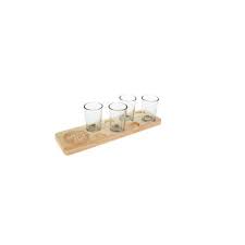 Wooden Shot Glass Tray At Best In