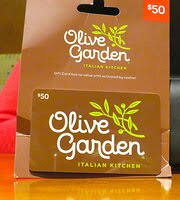 gift card picture of olive garden