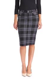 Melrose Skirt Powerstretch Jean Skirt For Women Grey