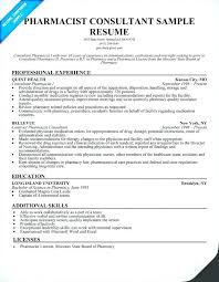 Example Of Pharmacist Resume Pharmacist Resume Example Pharmacy
