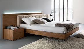 They're simple, sleek and classic looking. Bedroom Modern Large Contemporary Bed Frame With A Thin Mattress And The Bed Frame Low From Desain Tempat Tidur Desain Tempat Tidur Modern Kamar Tidur Modern