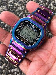 Will fit on all 20mm slide through type watches. Rainbow Iridescent Dazzle Colour Dw5600 Metal Set Gshock G Shock Gshock G Shock Casio Casio Casio Women S Fashion Watches On Carousell