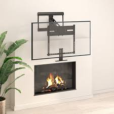 Spring Assisted Fireplace Mantel Tv
