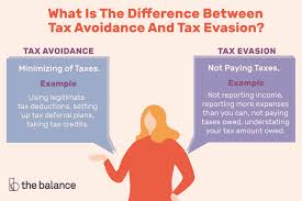 Tax Avoidance And Tax Evasion What Is The Difference