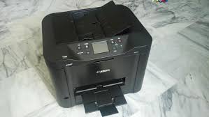 A sheet document feeder lies hidden until you flip it open. Canon Maxify Printer Mb5370 Cheap Electronics Others On Carousell