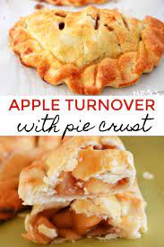 apple turnover with pie crust mess