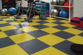 gym flooring tiles for commercial