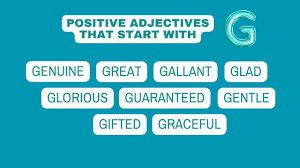 adjectives that start with g