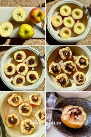 baked apples with easy charoset