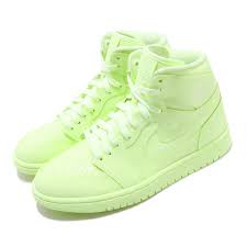 Details About Nike Wmns Air Jordan 1 Ret Hi Prem I Aj1 Barely Volt Women Shoes Ah7389 700