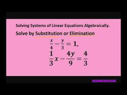 Solve Linear Equations Clear Fractions