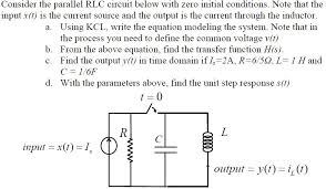 Consider The Parallel Rlc Circuit Below