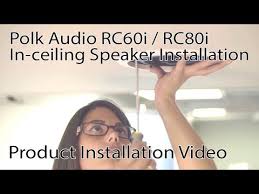 how to install polk audio rc60i rc80i