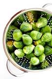 How do you cut roasted brussel sprouts?