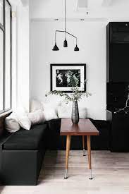 how to use black white decor and walls