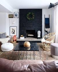Black Fireplace Ideas Design The