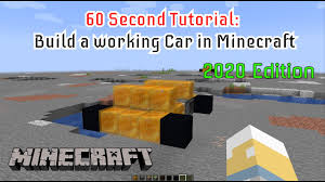It's my first project but more will come soon. How To Build A Driveable Car In Minecraft Easily
