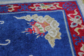 chinese pictorial handmade silk rug