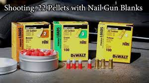 shooting 22 pellets with nail gun