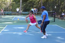 In pickleball the most advantageous position on the court is right at the kitchen line. Pickleball Organized Play Chesterfield County Va