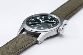 What you're looking at is the progeny of a bona fide piece of american history. The New Hamilton Khaki Field Mechanical Watch Watchbandit