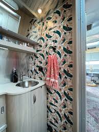 How To Wallpaper Your Rv Bathroom Togo Rv
