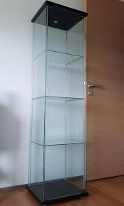 Ikea Detolf Glass Display Cabinet Case