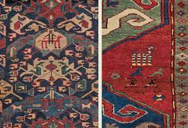 s birds in antique tribal rugs