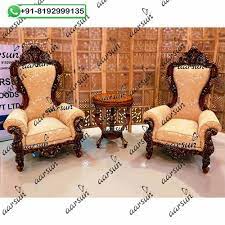 wooden latest high back accent chair