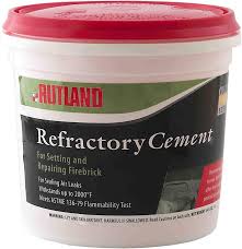 Mixed Refractory Fireplace Cement