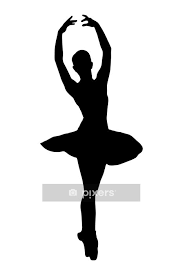Wall Decal A Silhouette Of A Ballerina
