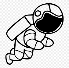 Select from premium astronaut cartoon of the highest quality. Astronaut Outer Space Line Art Cartoon Space Suit Astronaut Cartoon Black And White Hd Png Download 710x750 111157 Pngfind