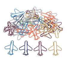 Create the ultimate luxury office for your home. Cute Office Supplies Pack 60 Airplane Paper Clips Funny Paperclips Desk Accessories For Women Office Gift Office Products Tape Adhesives Fasteners