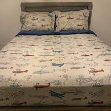 Airplane Kid Bedding Twin Full Queen