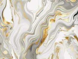 Blue And Gold Silver Luxury Marble