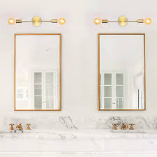 Gold Sconces Wall Lighting Bathroom