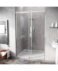 obadiah 1100mm frameless sliding shower