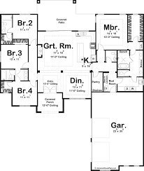 1 story terranean style house plan