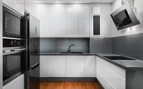 kitchen color schemes with black