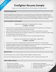 Firefighter Resume Spacedesignagency Co
