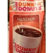 dunkin donuts coffee ground hazelnut