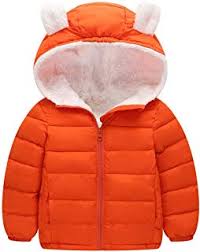 Fiaya Kids Girls Boys Winter Warm Hooded Long Puffer Jacket