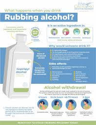drink rubbing alcohol